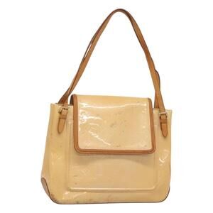LOUIS VUITTON Vernis Biscayne Bay GM Bag Marshmallow Pink M91284
